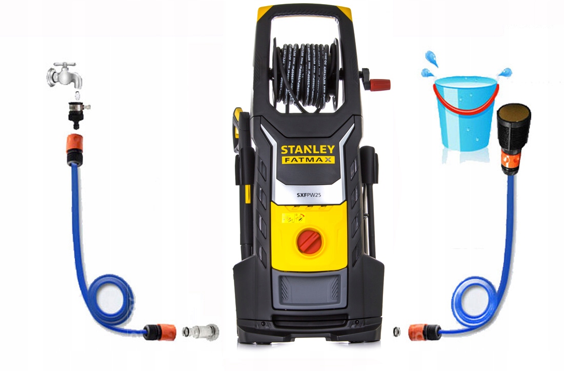 MYJKA CIŚNIENIOWA 250BAR SAMOSSĄCA MOSIĘŻNA POMPA INDUKCJA 2500W STANLEY Napięcie zasilania 230 V