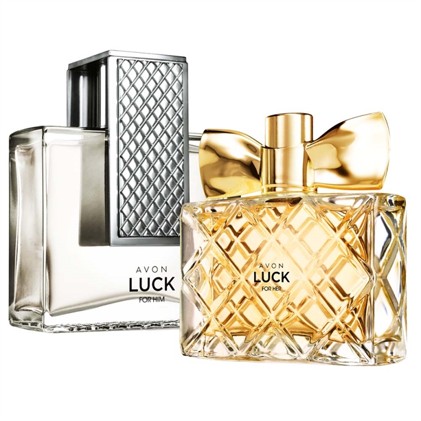 Avon Zestaw Luck woda perfum. dla niej 50 ml woda toalet. dla niego 75 ml
