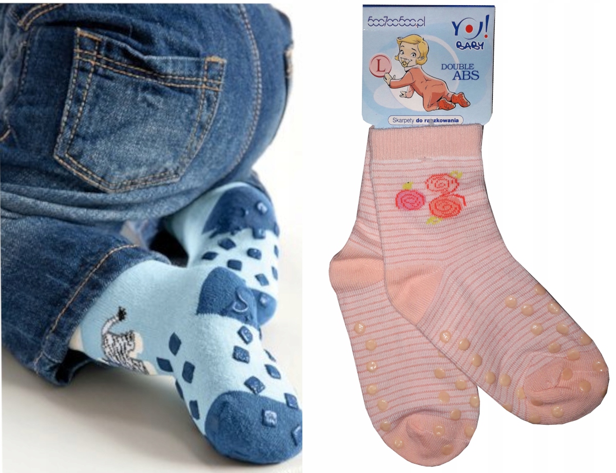 

Yo! Skarpetki 2xABS do raczkowania 13-15 cm 23-25