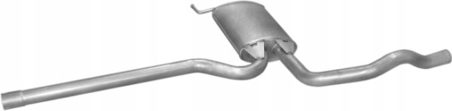 30.265 - ГЛУШИТЕЛЬ VW PASSAT 1.9 TDI 99-05 СРЕДНИЙ