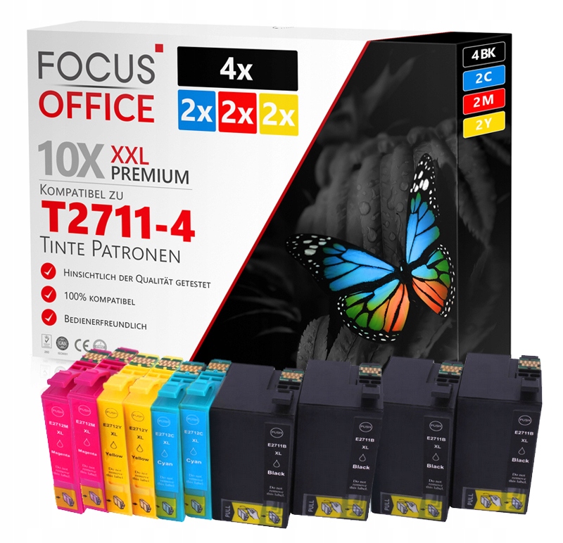 

10x Tusz Do Epson T2711-14 XL Wf 3620 3640 7110