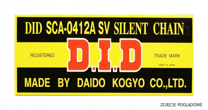 ŁAŃCUSZEK ROZRZĄDU HONDA CB 450 N S SC DID SV