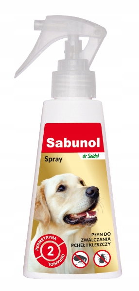 

Sabunol płyn kleszcze pchły w otoczeniu psa 250ml