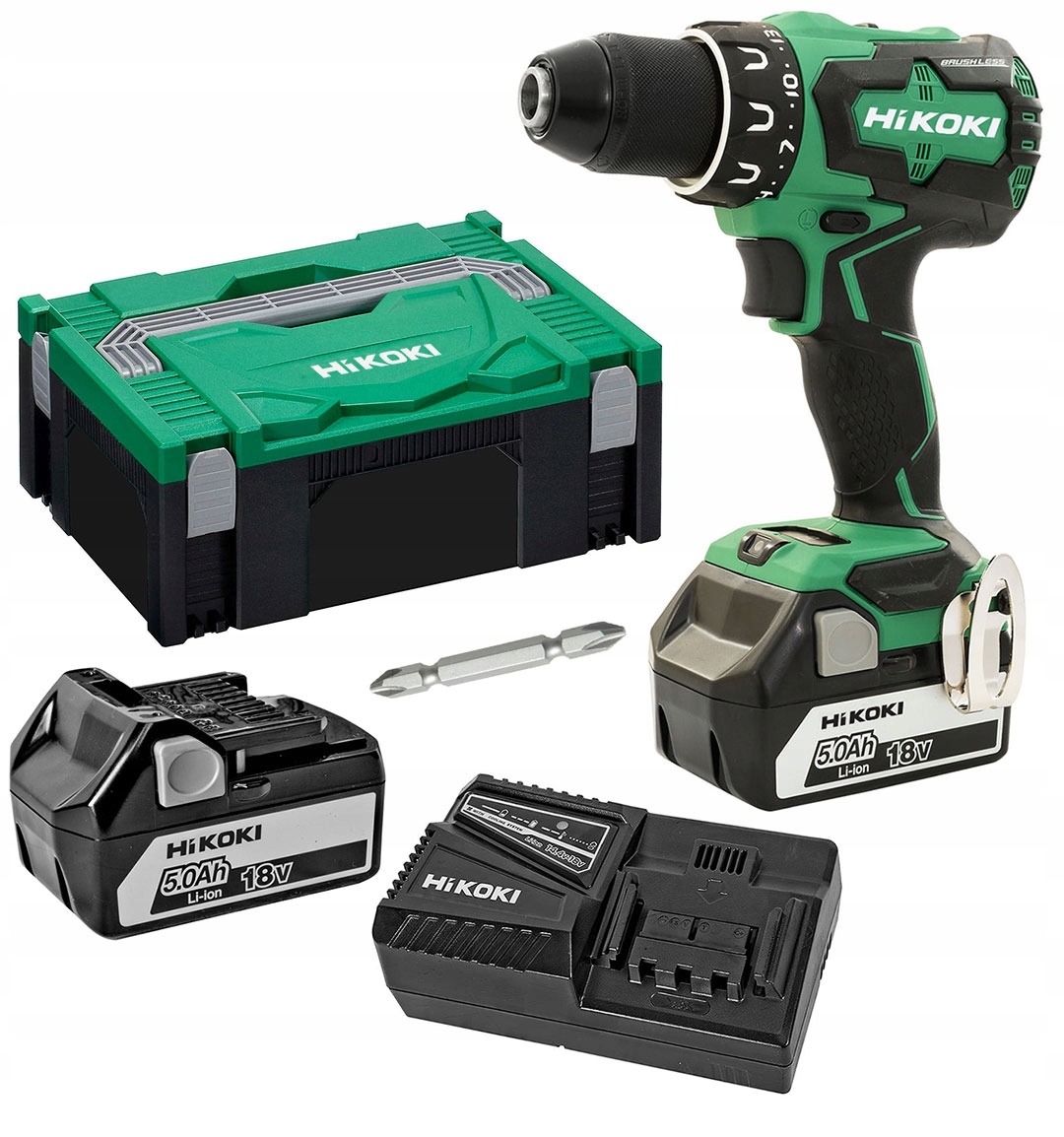 

Wkrętarka brushless 18V 2x5Ah 70Nm Hikoki DS18DBSL