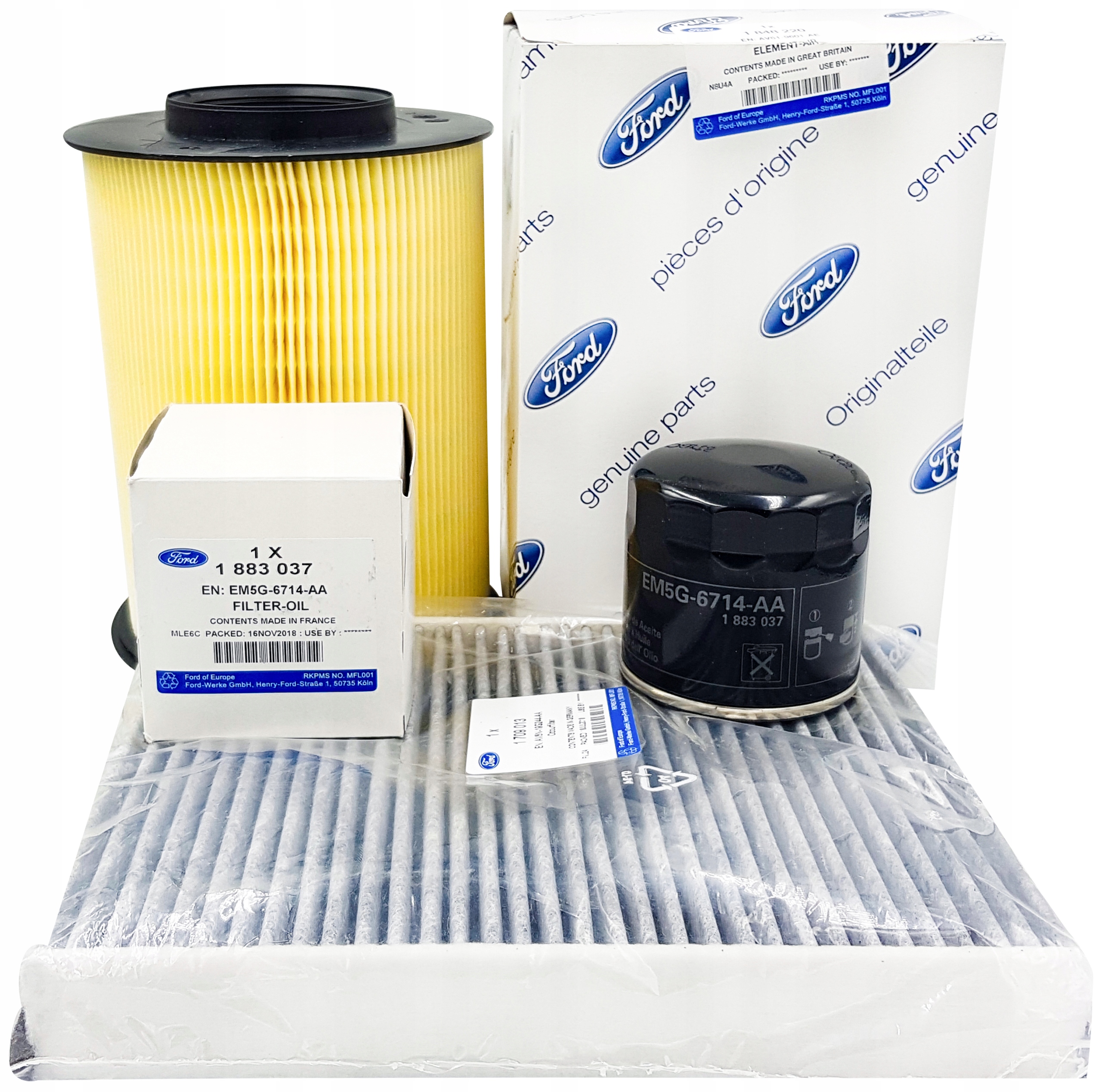 

Zestaw Filtrów Oe Do Ford Focus MK3 1.6 Ti