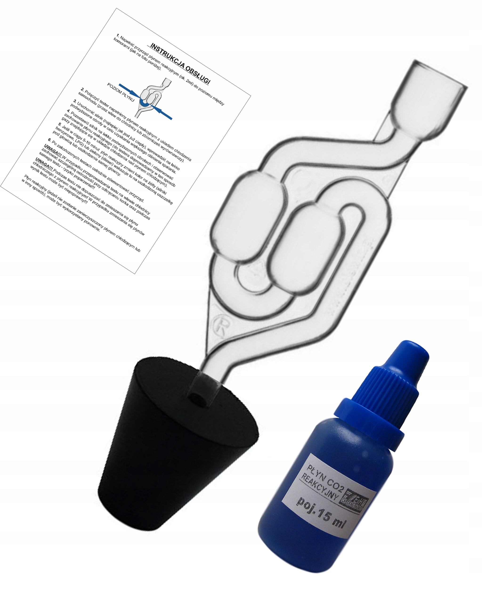 TESTER SZCZELNOŚCI USZCZELKI GŁOWICY CO2-8 testów!