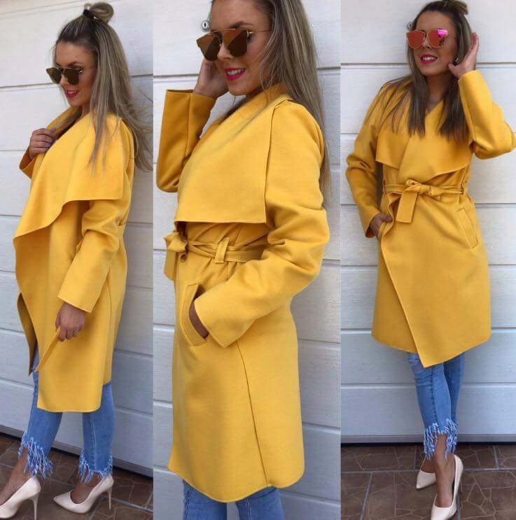 PL DŁUGI PŁASZCZ FLAUSZOWY KOLORY FLAUSZ S M L XL Model PŁASZCZ FLAUSZOWY