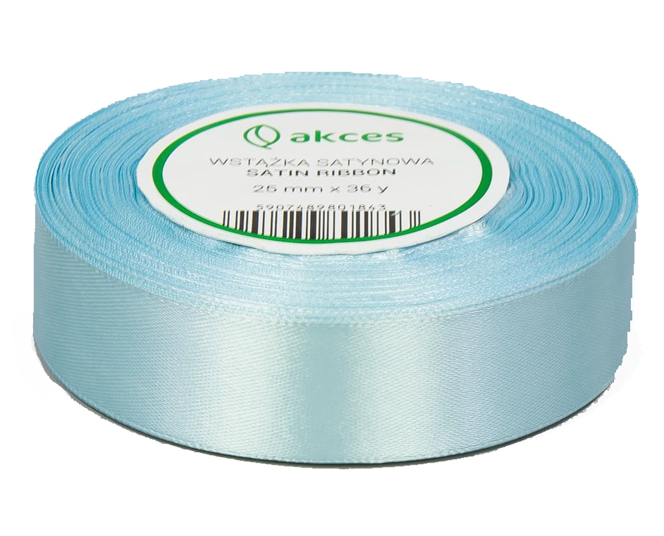 

Wstążka Tasiemka satynowa atłasowa 25mm Różne A-19