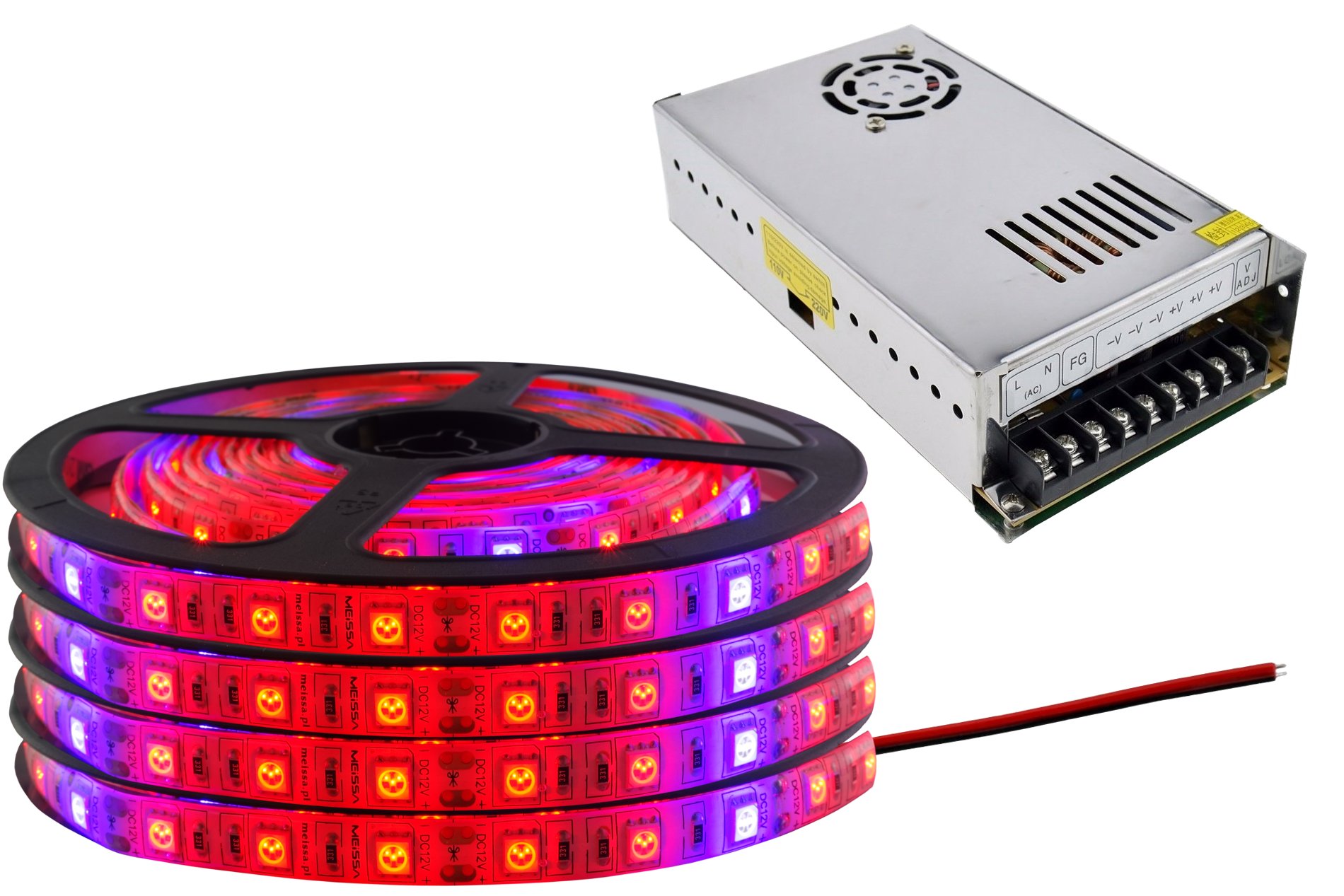 Sada Led Grow 5:1 vodotesná, rast rastlín 20 m