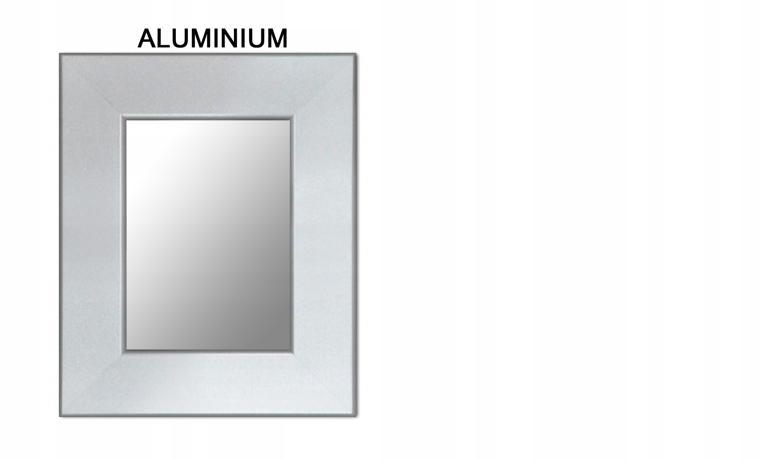 LUSTERKO KOSMETYCZNE LUSTRO RAMA 23x28 12 KOLORÓW Materiał ramy drewno