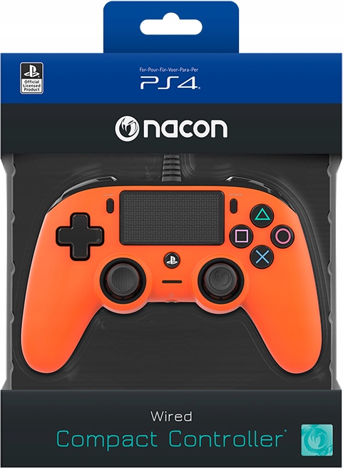 Nacon PAD PS4 Compact Controller Pomarańczowy