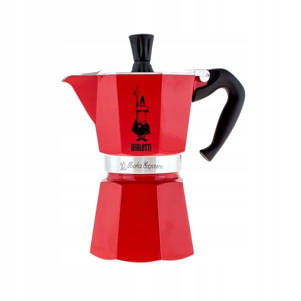 

Kawiarka Bialetti Moka Express 6tz 300ml czerwona