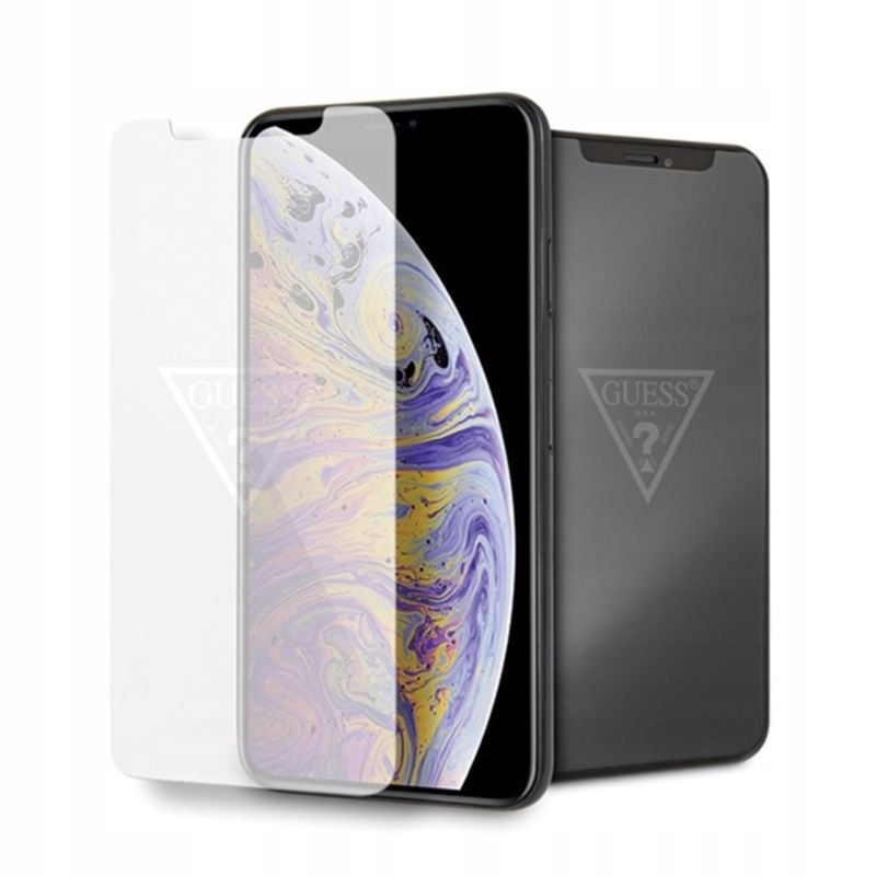 Szkło hartowane Guess Invisible Logo na iPhone Xs Max Guess