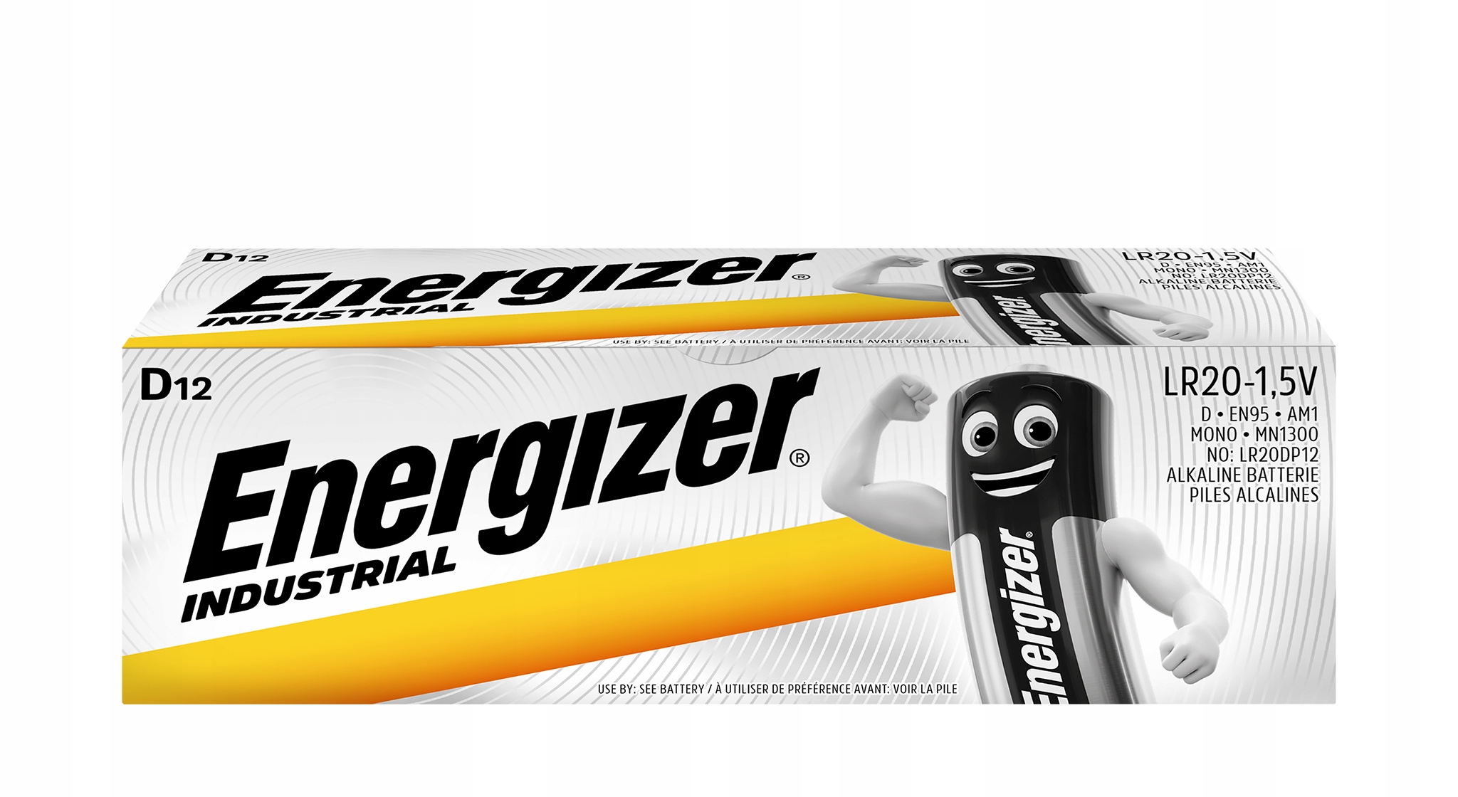 

12 x Bateria Energizer Industrial LR20 R20 D