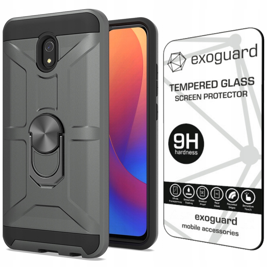 

Exoguard - Pancerne Etui+szkło do Xiaomi Redmi 8A