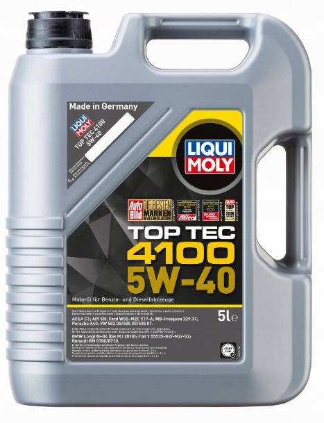 

Liqui Moly Top Tec 4100 5W-40 5L 9511