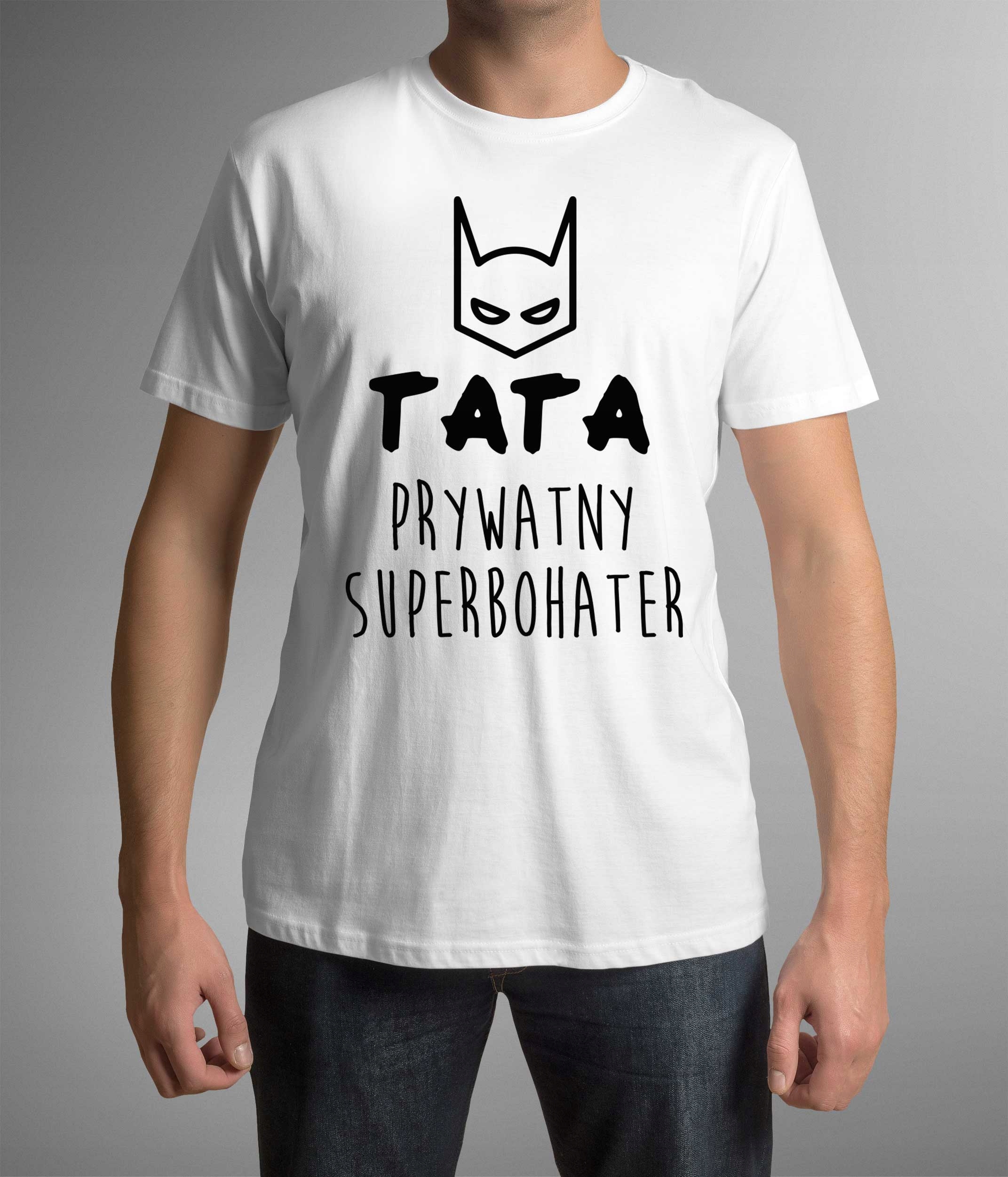 

Tata Prywatny Bohater, Koszulka dla taty, Prezent