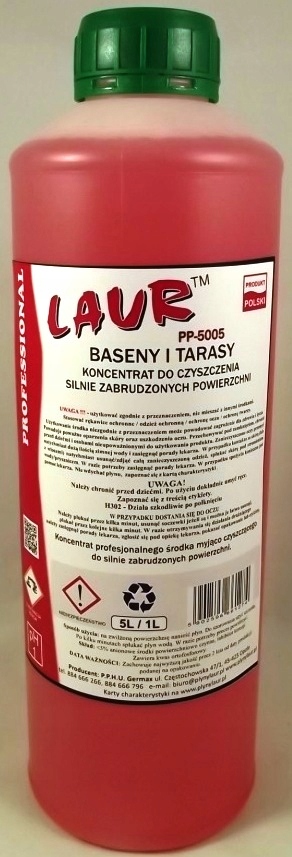 

Płyn Do Czyszczenia Basenów I Tarasów Laur 1L