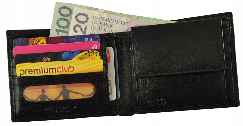 

Premium Mały portfel męski -pierre Andreus- slim
