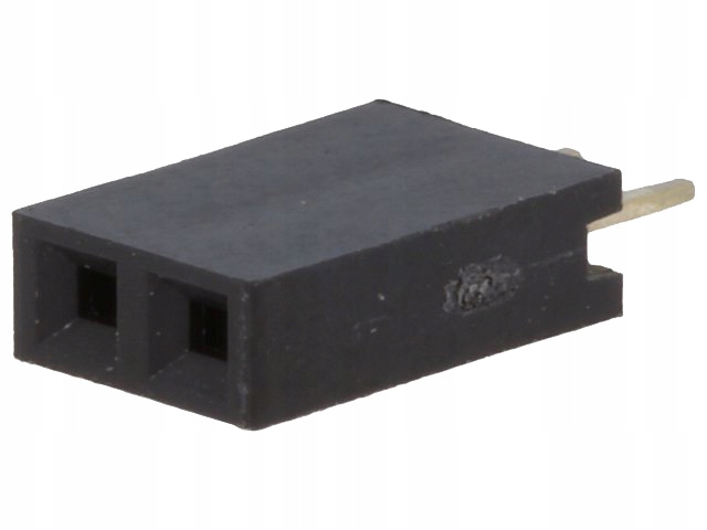 

ZL262-2SG Gniazdo Kołkowe Żeńskie 2 Pin 1x2 E4818