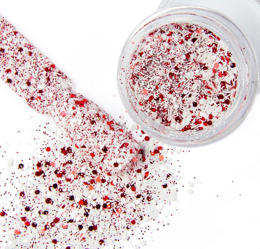 GALAXY PIEGI NITKI Rush Efekt BIAŁY CZERWONY nr 4