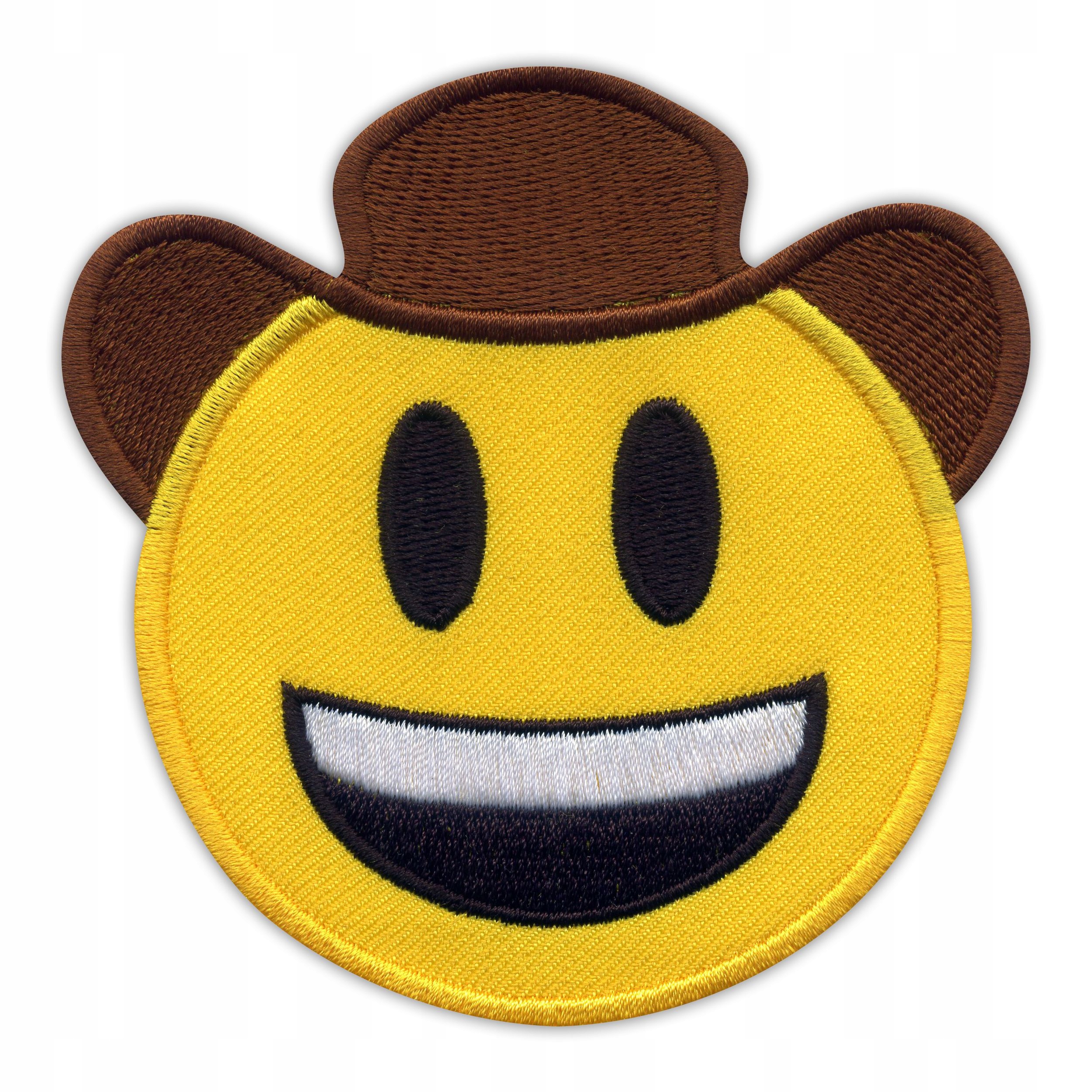 

Naszywka Buźka kowboj w kapeluszu - emoji Haft
