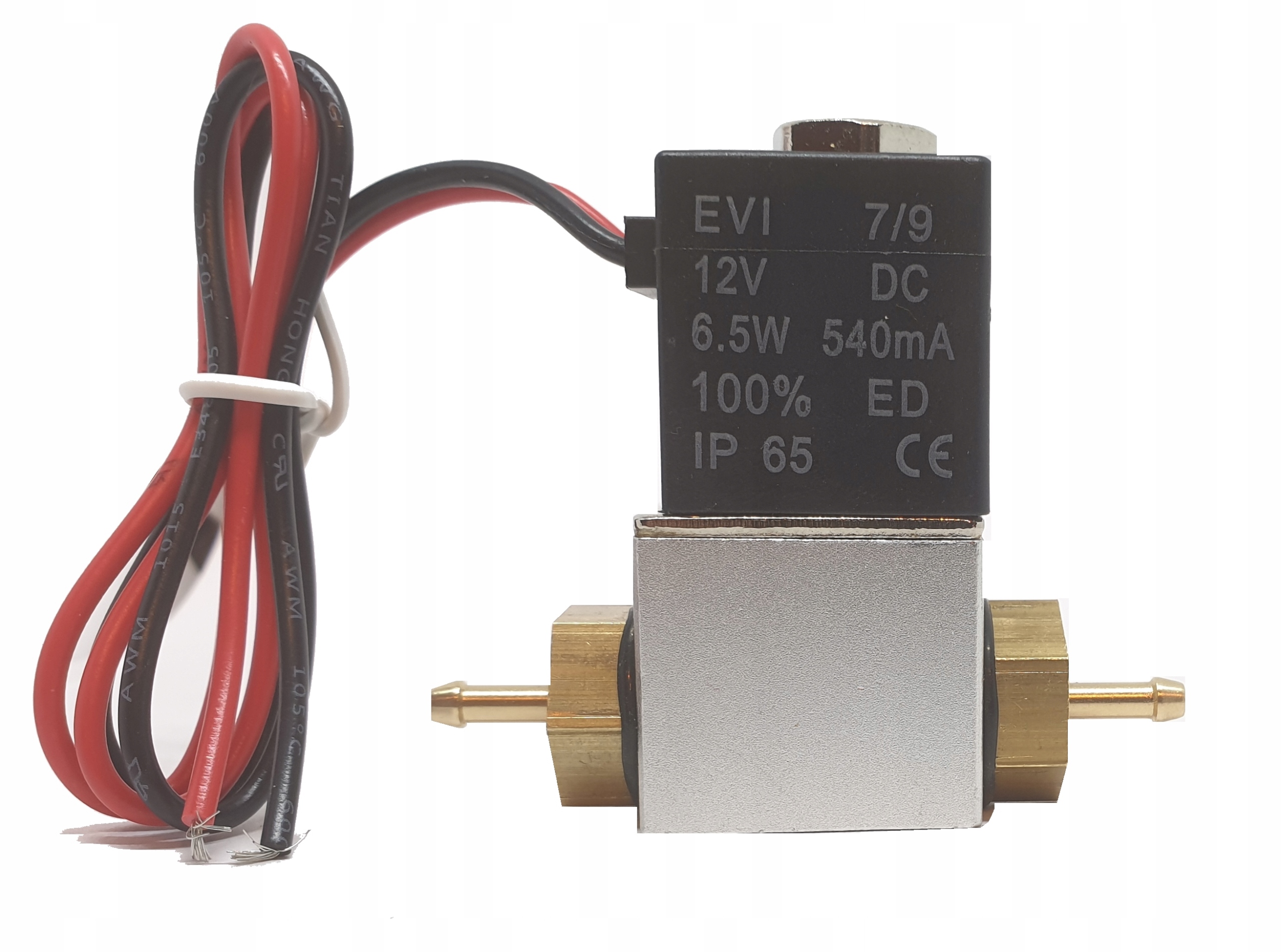 

Zawór elektrozawór 12V paliwo olej powietrze 6 mm