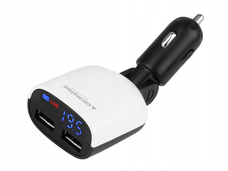 

Ładowarka Usb 3.4A + woltomierz 8-30V z alarmem