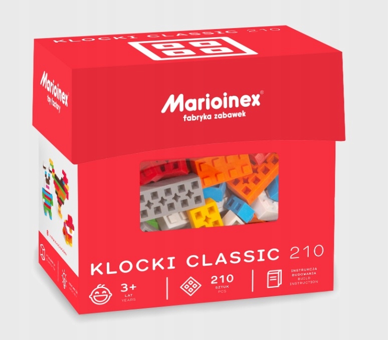 

Marioinex Klocki Konstrukcyjne Wafle Classic 210