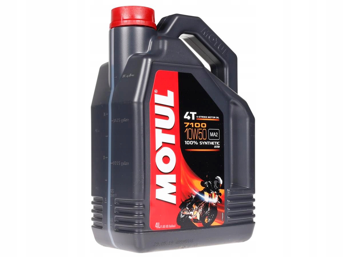 

Olej Motocyklowy Syntetyczny Motul 10W50 7100 4L