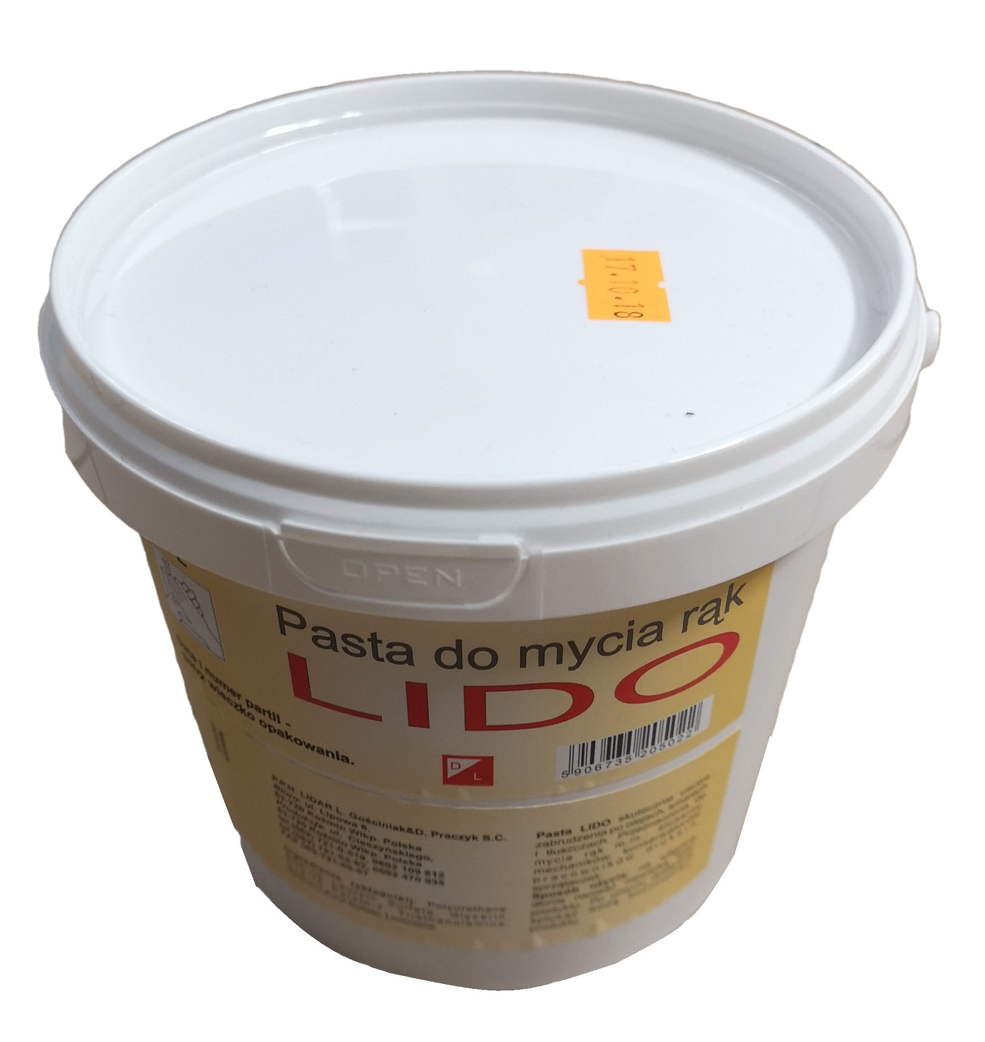 

Pasta do mycia rąk Lido 1L Bhp warsztat