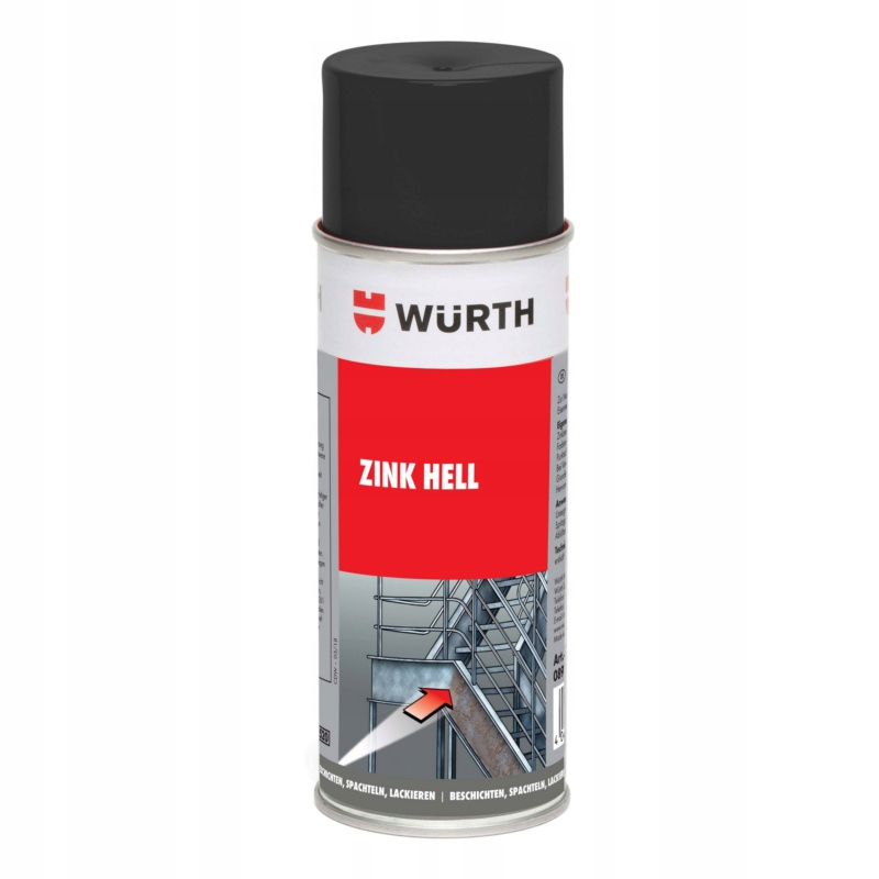 

Wurth Cynk W Sprayu Jasny Antykorozyjny 400ml