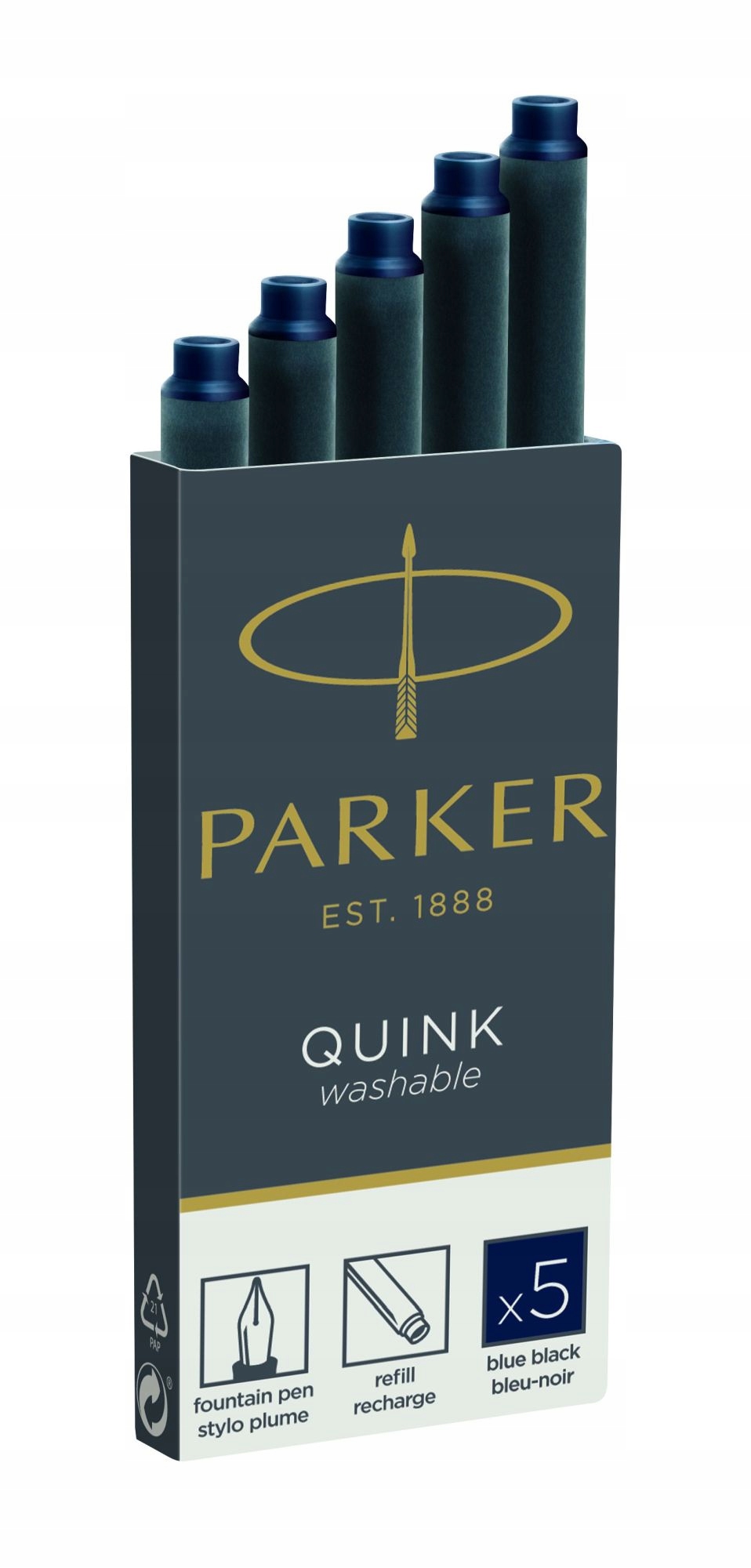 

Parker Naboje Do Piór Granat 5szt