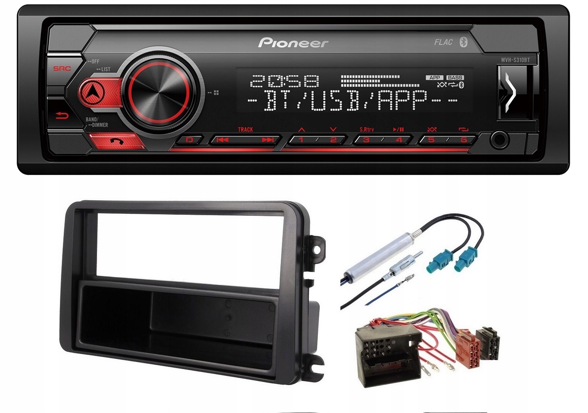 PIONEER MVHS300BT RADIO BLUETOOTH RADIO VW GOLF 5 Sklep, Opinie