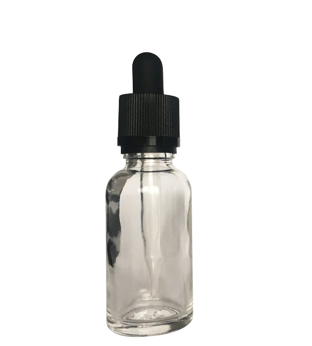 

Butelka szklana z zakraplaczem bezbarwna 30 ml