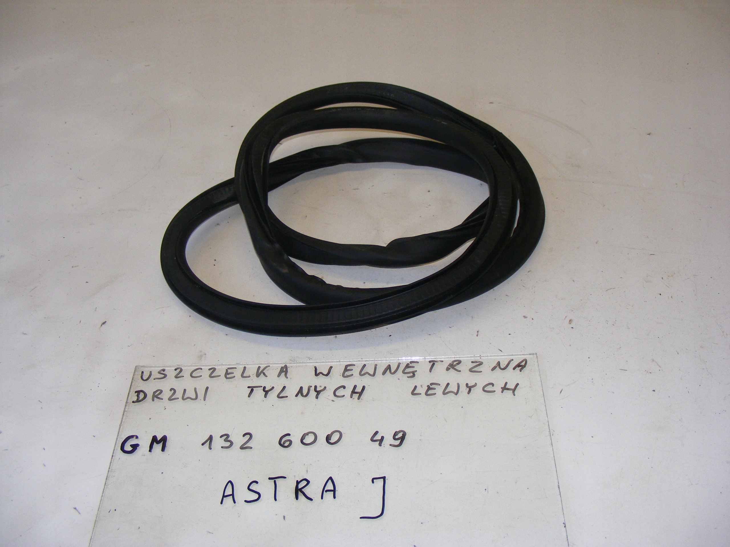 Door Seal Rear L R Opel Astra J Harvester