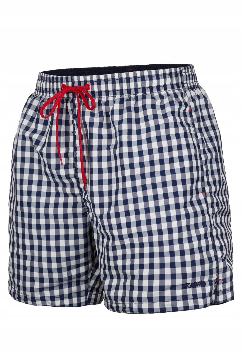 Szorty kąpielowe męskie spodenki plażowe w kratkę premium POLSKIE L ZAGANO
