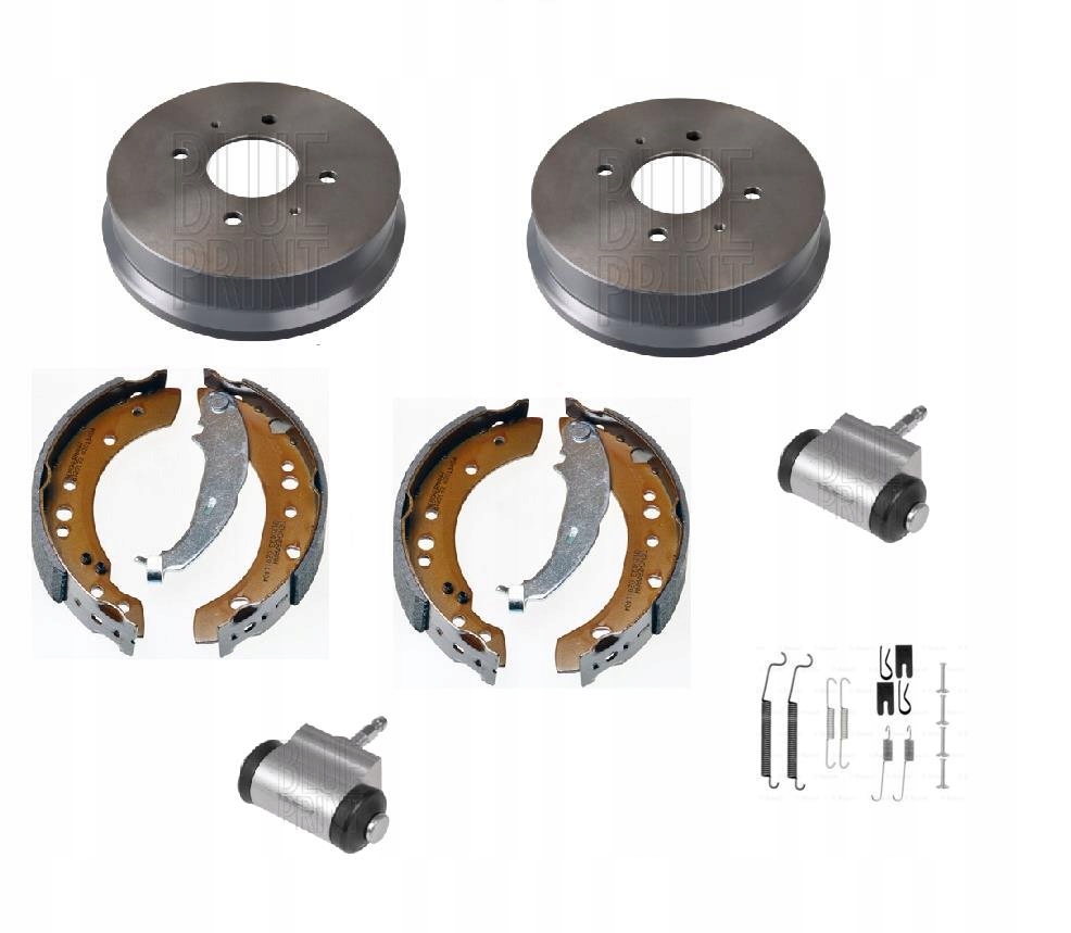 БАРАБАНЫ ЧЕЛЮСТИ ЦИЛИНДРОВ MITSUBISHI COLT VI 03-