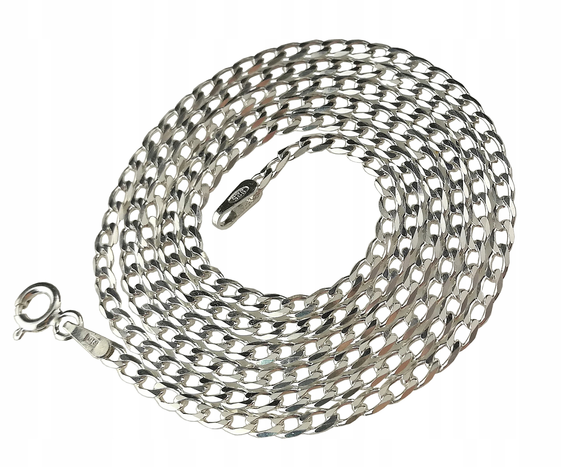 Łańcuszek Męski Srebrny Pancerka Krzyżyk 925 Dla Mężczyzny Grawer GRATIS Marka Marcello