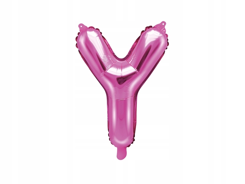 

Balon foliowy Litera Y 35cm, ciemno różowy