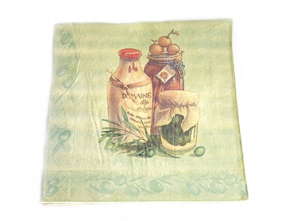 SERWETKI PAPIEROWE WINO PRZETWORY 33x33 cm 20szt