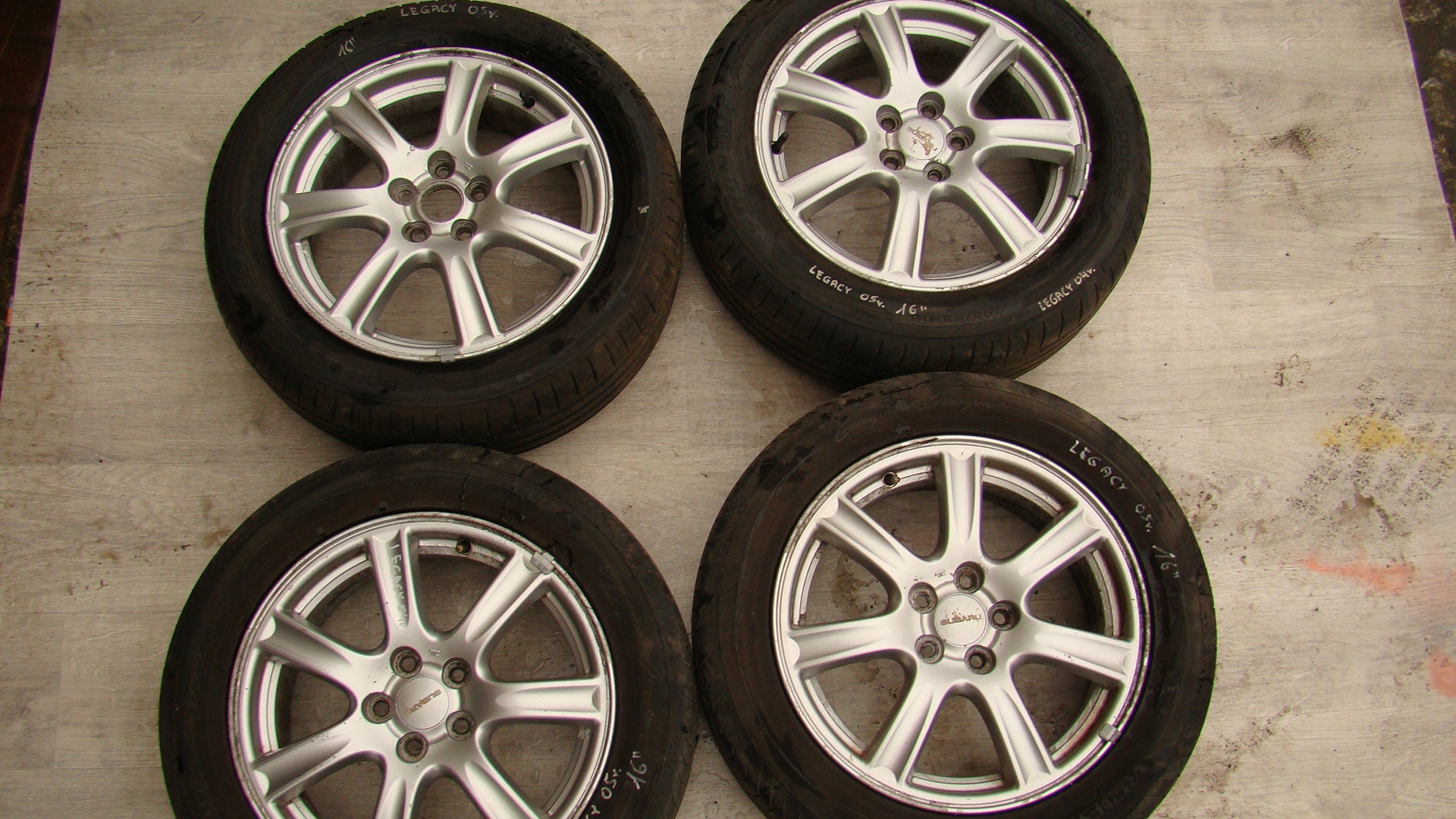 ДИСКИ АЛЮМИНИЕВОЕ SUBARU LEGACY IV OUTBACK III 16''