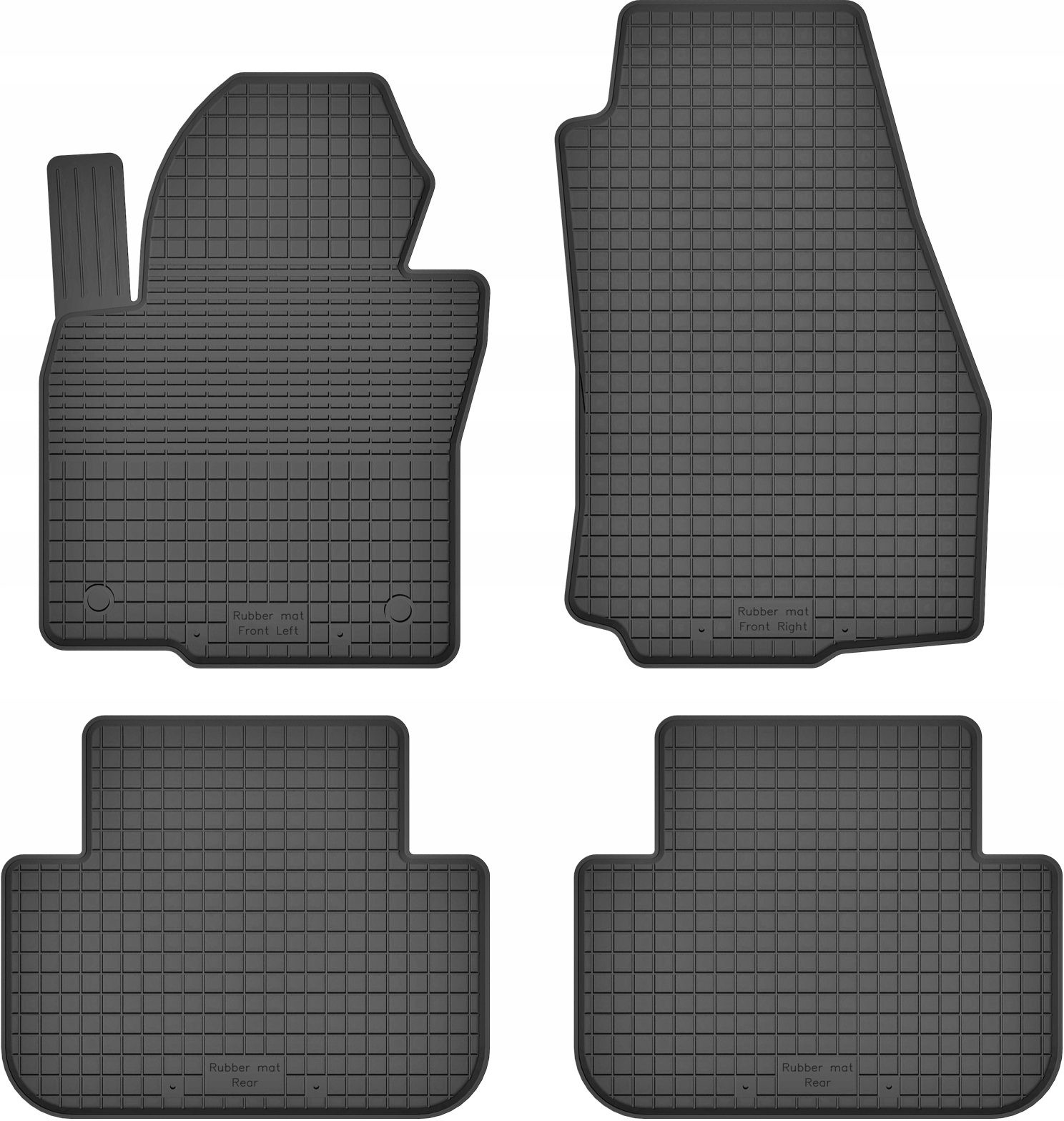 

Dywaniki gumowe do Mitsubishi Pajero II 2 90-00