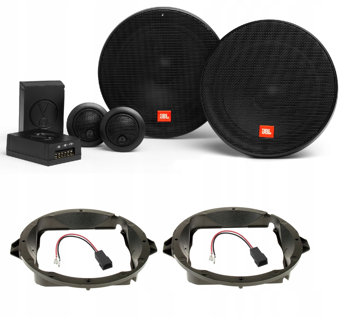 JBL Stage2 604C GŁOŚNIKI AUDI DYSTANSE A4 B5 TYŁ