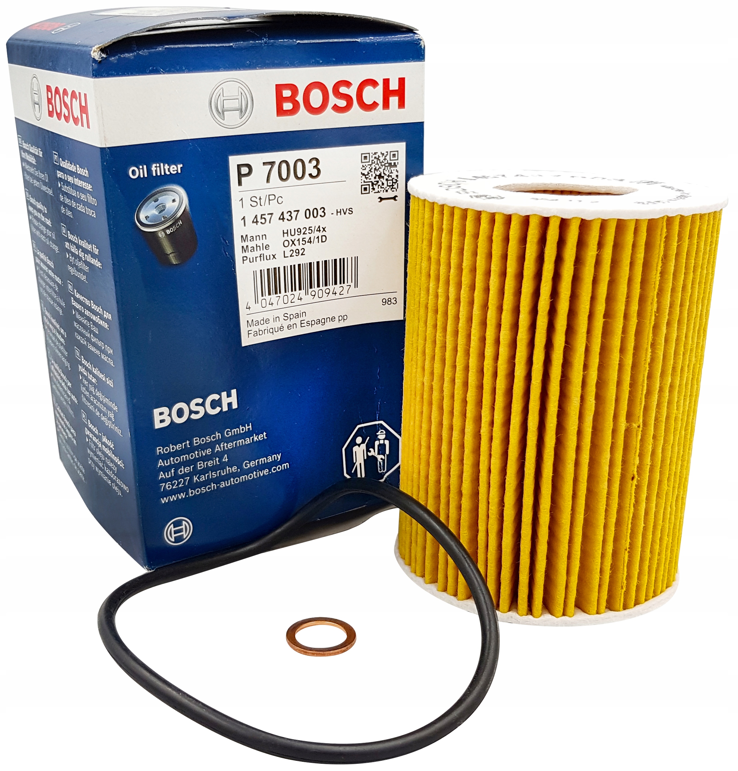 

Filtr Oleju Bosch Do Bmw 5 E60 520i 525i 530i