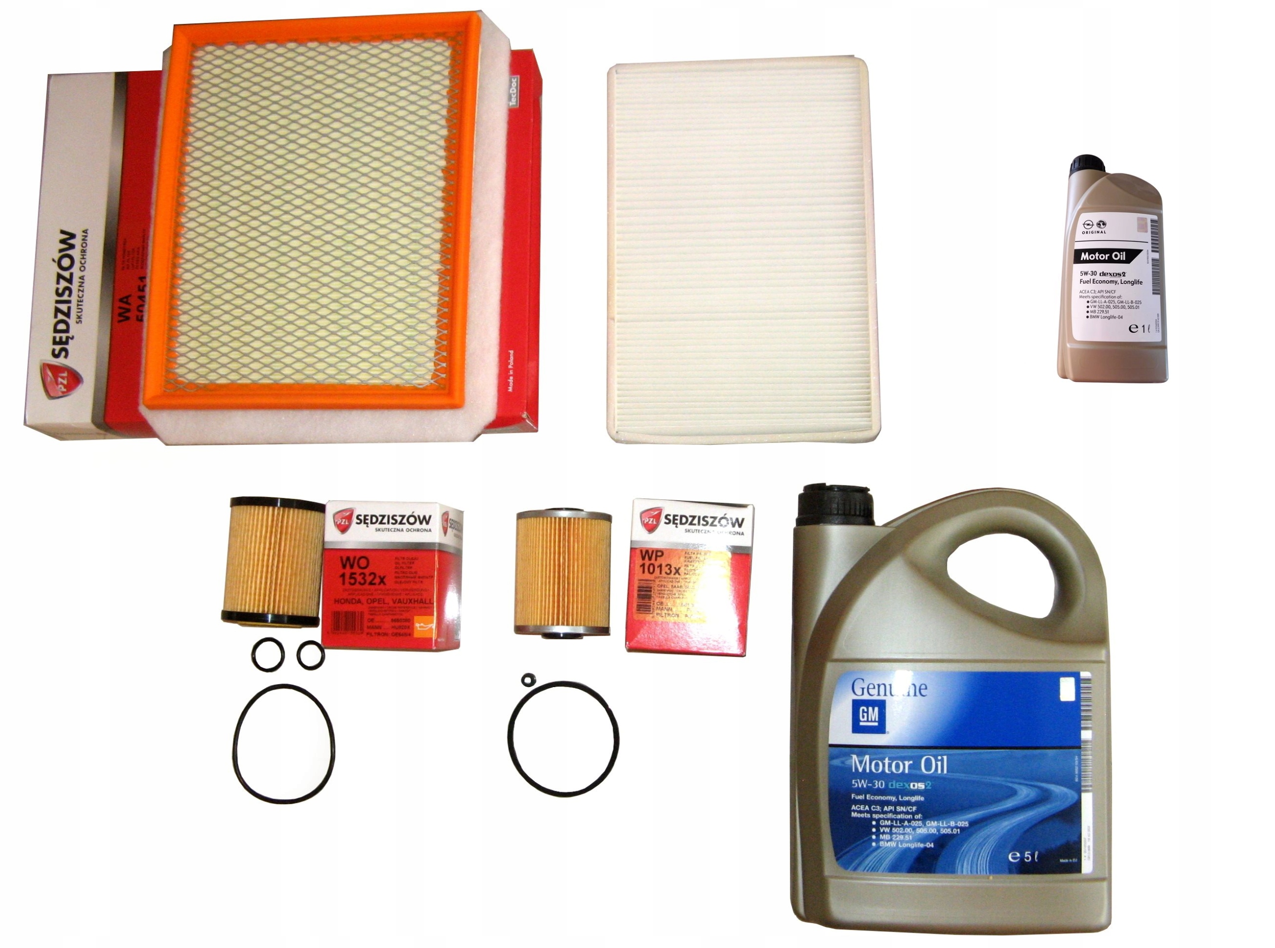 

Olej Filtry Opel Zafira B 1.7 Cdti