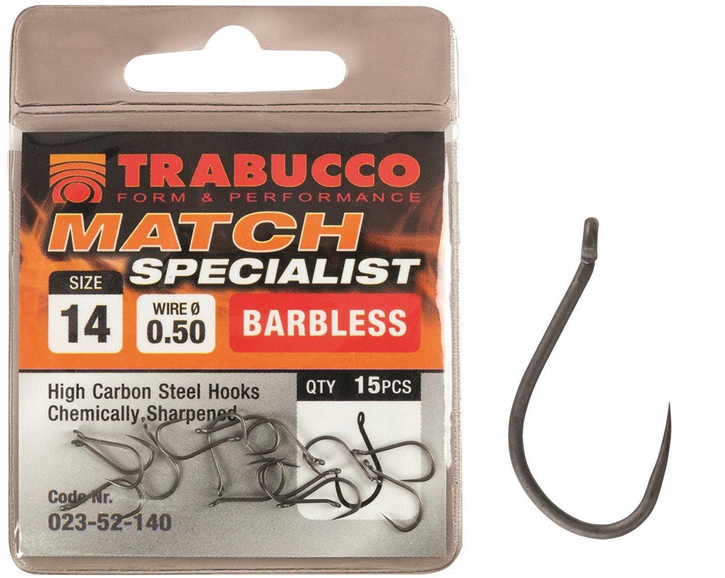 

Haki Haczyki Match Sp nr 10 Trabucco Bezzadziorowe