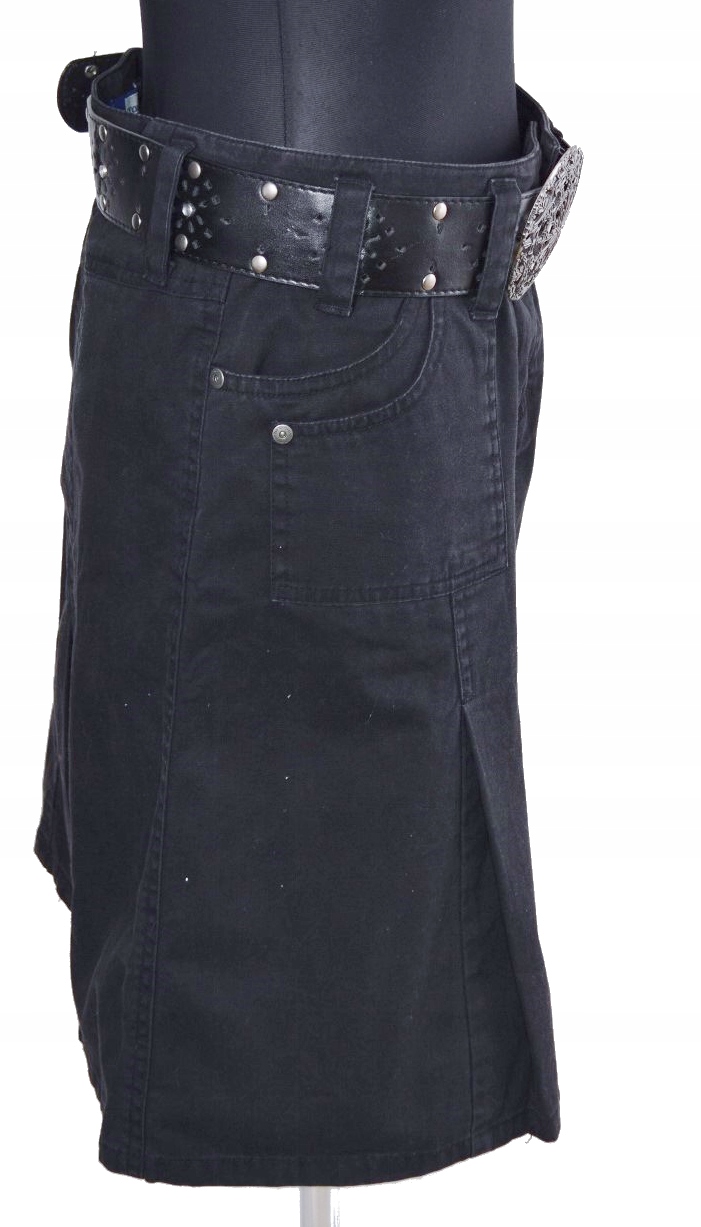 TOM TOMPSON- SPÓDNICA JEANSOWA Z PASKIEM- 38 Marka inna