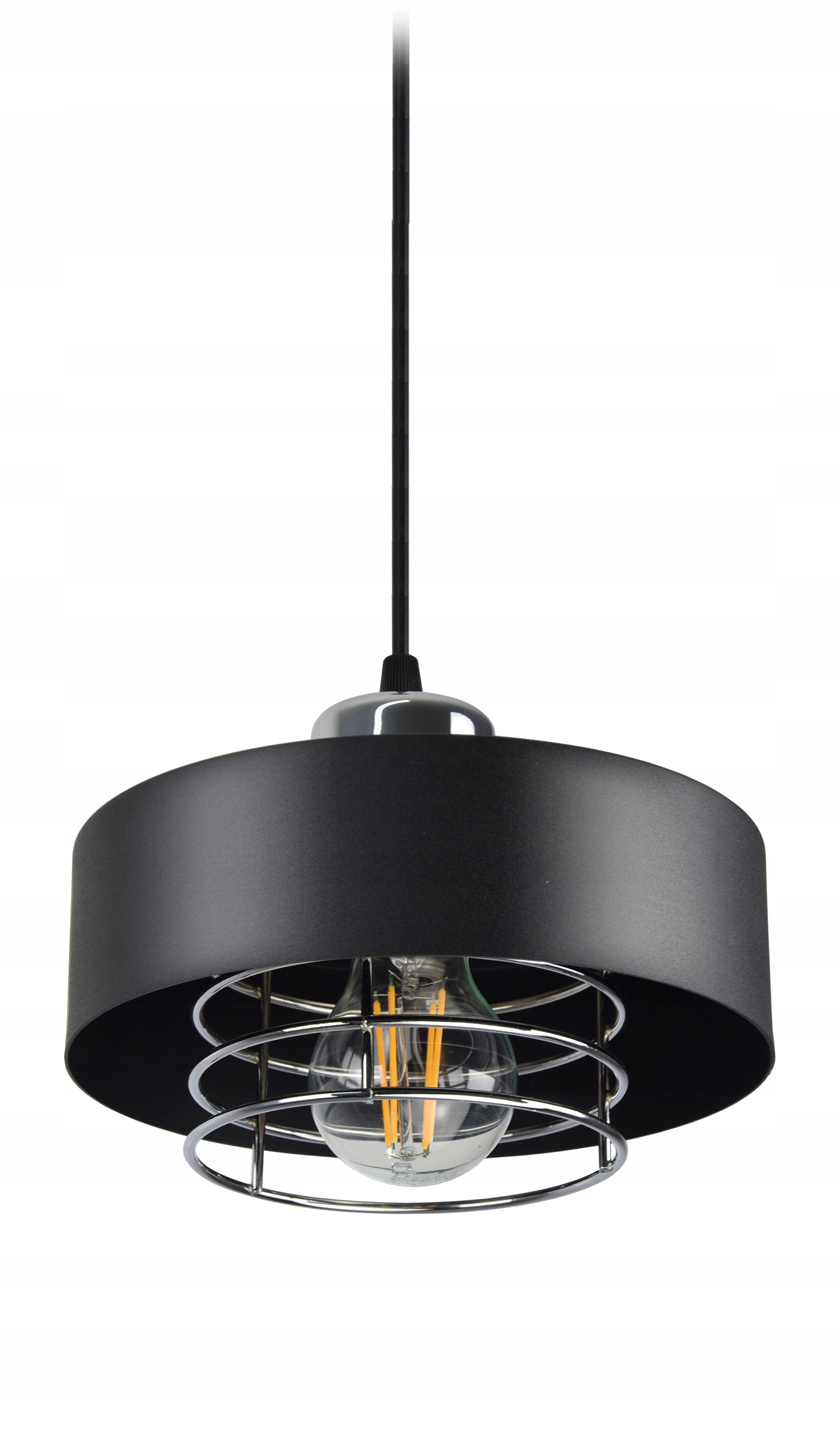 Lampa Żyrandol Led Sufitowa Wisząca VIGO II Chrom Rodzaj gwintu E27