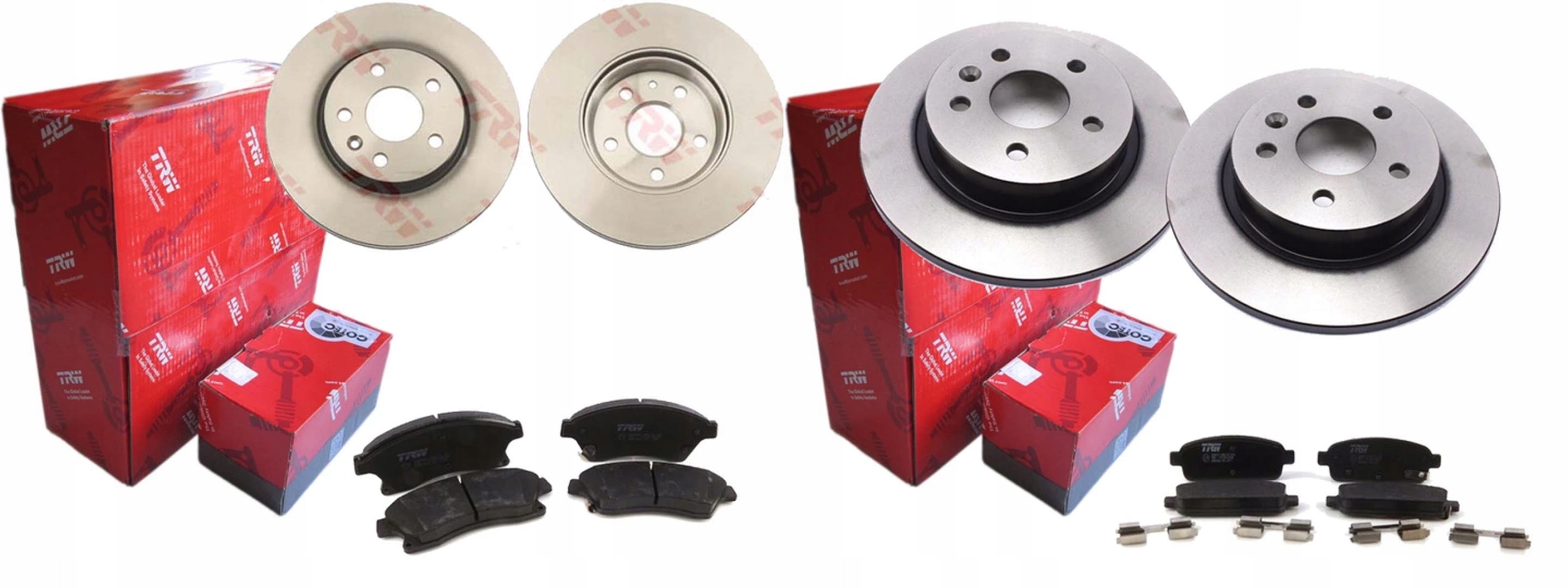 ДИСКИ КОЛОДКИ TRW ПЕРЕДНЯЯ ЗАДНЯЯ OPEL ASTRA IV J 276MM